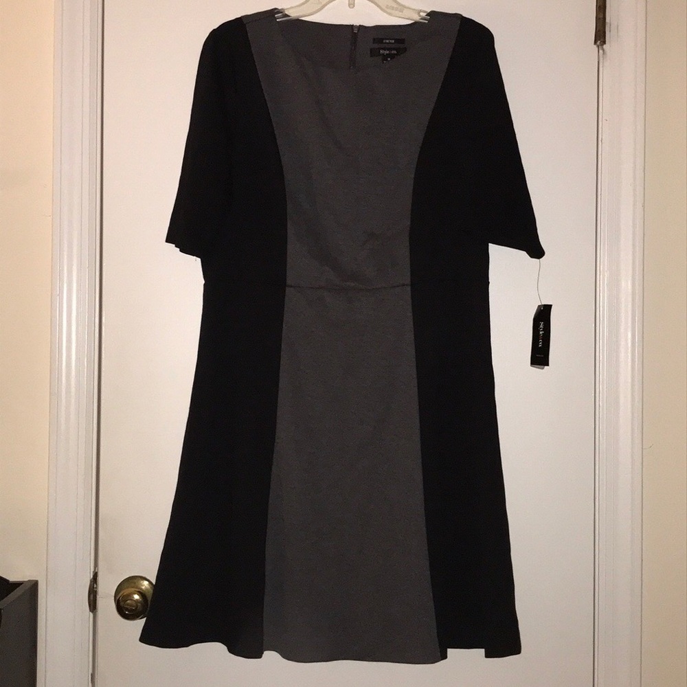 NWT Style & Co. Color Block Dress Size 16